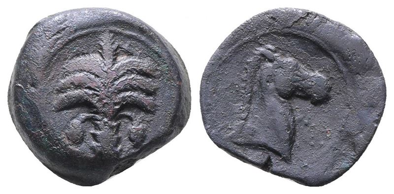 Sicily, Carthaginian Domain, C. 4th-3rd Century Bc. Æ (20mm, 8.63g).