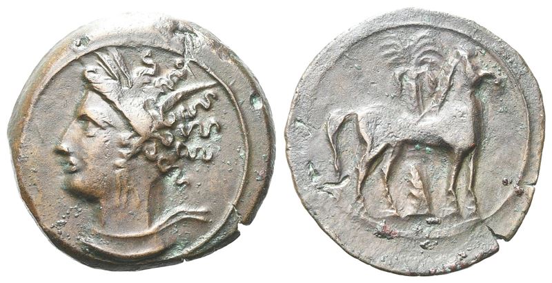 Carthage, C. 400-350 Bc. Æ (17 MM, 2.64 G).