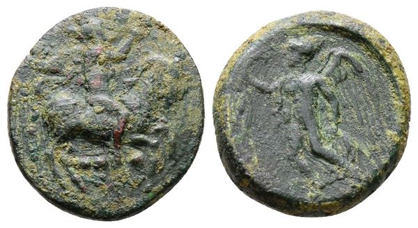 Sicily, Himera, c. 425-409 BC. Æ Tetras or Trionkion (18mm, 2.92g).  - Auction Greek, Roman and Byzantine Coins	 - Bertolami Fine Art - Prague