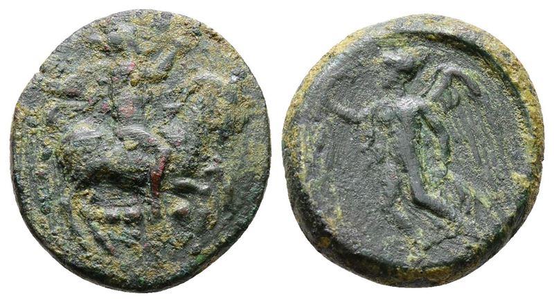 Sicily, Himera, C. 425-409 Bc. Æ Tetras Or Trionkion (18mm, 2.92g).