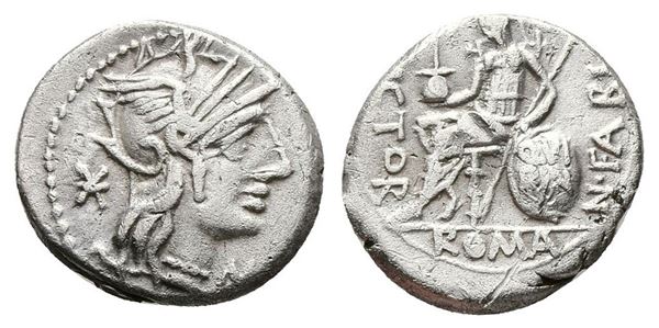 Numerius Fabius Pictor, Rome, 126 BC. AR Denarius (18mm, 3.78g).