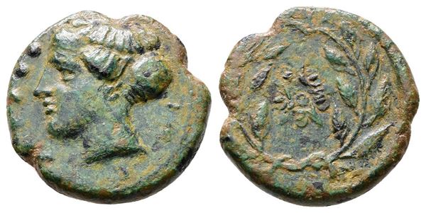 Sicily, Himera, c. 415-409 BC. Æ Hemilitron (18mm, 3.26g).  - Auction Greek, Roman and Byzantine Coins	 - Bertolami Fine Art - Prague