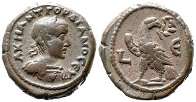 Gordian III (238-444). Egypt, Alexandria. Bi Tetradrachm