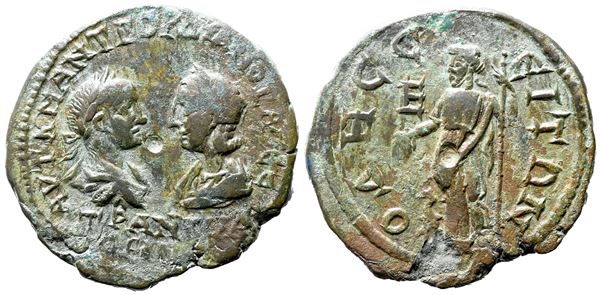 Gordian III and Tranquillina (238-244). Moesia Inferior, Odessus. Æ Pentassarion
