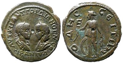 Gordian III And Tranquillina (238-244). Moesia Inferior, Odessus. Æ Pentassarion