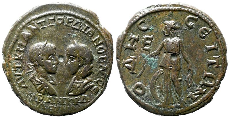 Gordian III And Tranquillina (238-244). Moesia Inferior, Odessus. Æ Pentassarion