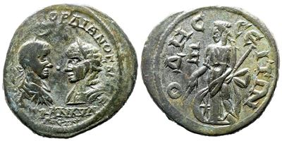 Gordian III And Tranquillina (238-244). Moesia Inferior, Odessus. Æ Pentassarion