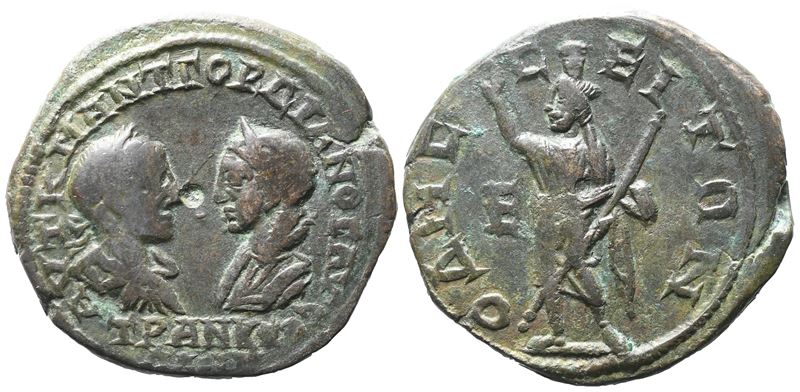 Gordian III And Tranquillina (238-244). Moesia Inferior, Odessus. Æ Pentassarion