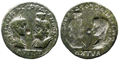 Gordian III (238-244). Moesia Inferior, Uncertain Mint. Brockage Æ