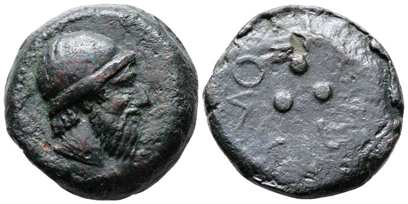 Islands Of Sicily, Lipara, C. 425 Bc. Æ Tetras (29mm, 25.20g).