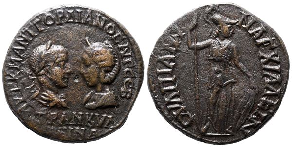 Gordian III and Tranquillina (238-244). Thrace, Anchialus. Æ