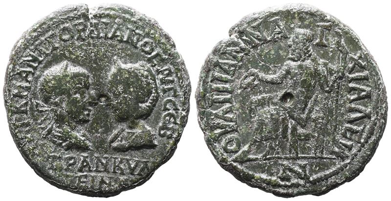 Gordian III And Tranquillina (238-244). Thrace, Anchialus. Æ
