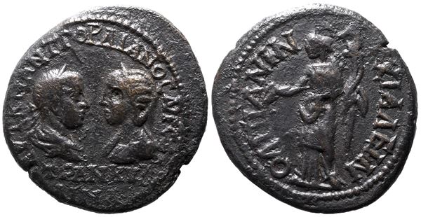 Gordian III and Tranquillina (238-244). Thrace, Anchialus. Æ