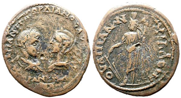 Gordian III and Tranquillina (238-244). Thrace, Anchialus. Æ