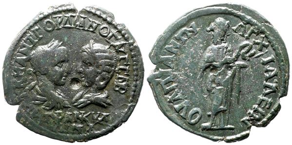 Gordian III and Tranquillina (238-244). Thrace, Anchialus. Æ