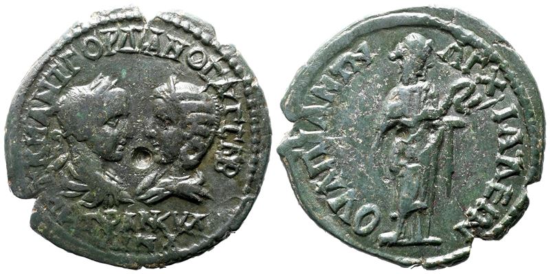 Gordian III And Tranquillina (238-244). Thrace, Anchialus. Æ