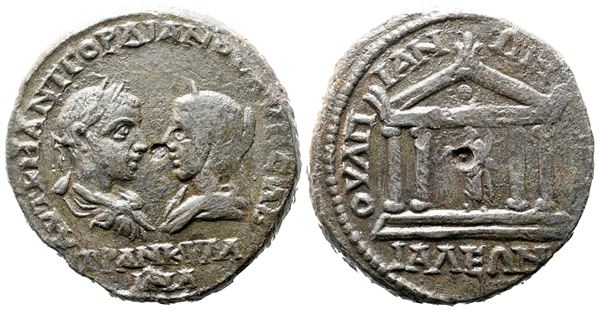 Gordian III and Tranquillina (238-244). Thrace, Anchialus. Æ
