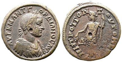 Gordian III (238-244). Moesia Inferior, Tomis. Æ Tetrakaihemiassarion