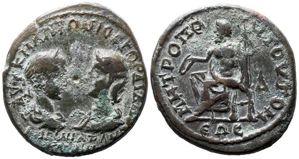 Gordian III and Tranquillina (238-244). Moesia Inferior, Tomis. Æ