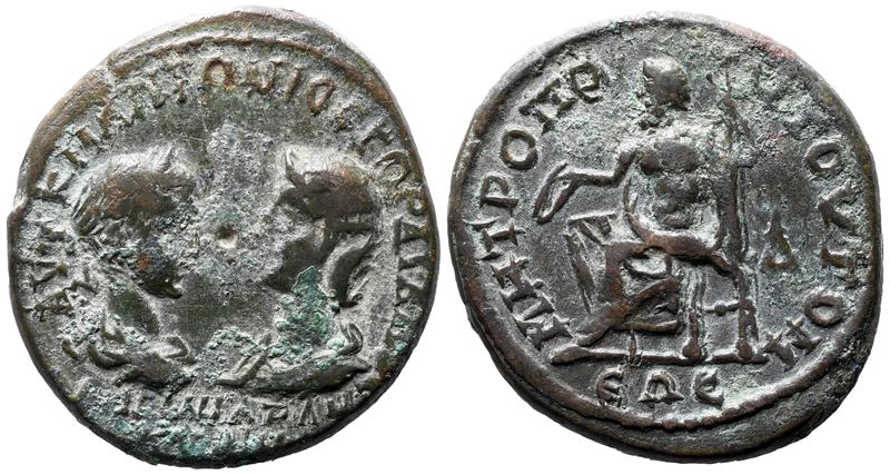 Gordian III And Tranquillina (238-244). Moesia Inferior, Tomis. Æ