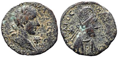 Gordian III With Abgar X Phraates (238-244). Mesopotamia, Edessa. Æ