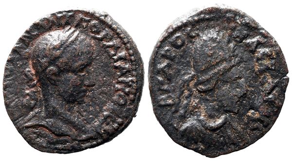 Gordian III with Abgar X Phraates (238-244). Mesopotamia, Edessa. Æ