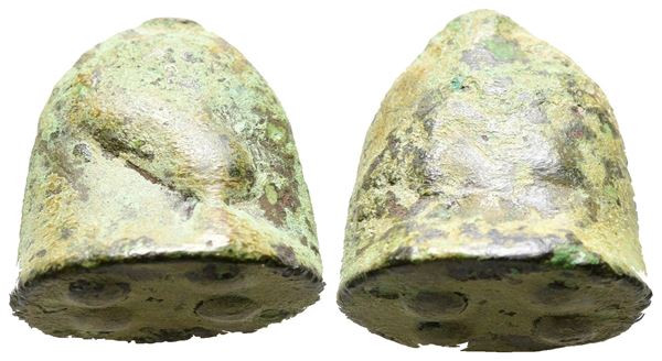 Sicily, Akragas, c. 440-430 BC. Cast Æ Trias or Tetronkion (18mm, 16.38g).
