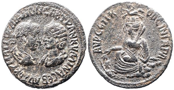 Gordian III and Tranquillina (238-244). Mesopotamia, Singara. Æ