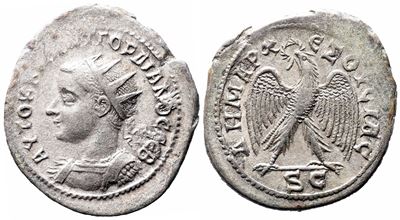 Gordian III (238-444). Seleucis And Pieria, Antioch. Ar Tetradrachm
