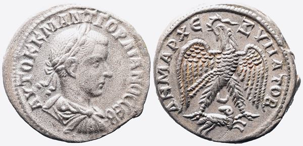 Gordian III (238-444). Seleucis and Pieria, Antioch. AR Tetradrachm