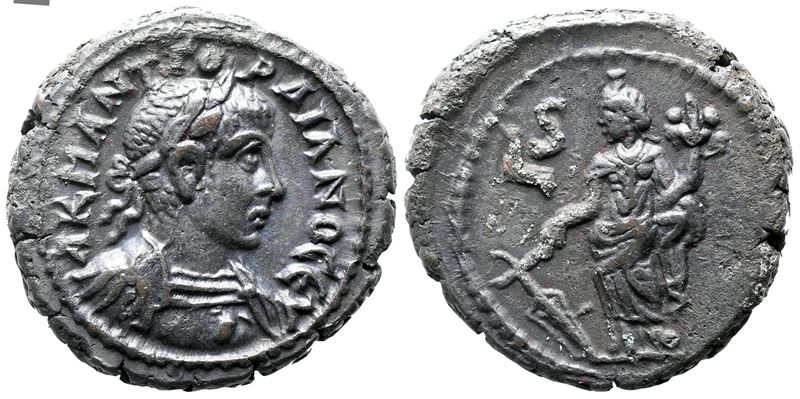 Gordian III (238-444). Egypt, Alexandria. Bi Tetradrachm
