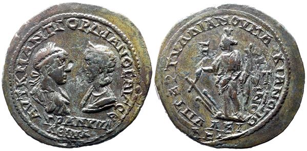 Gordian III and Tranquillina (238-244). Moesia Inferior, Marcianopolis. Æ Pentassarion