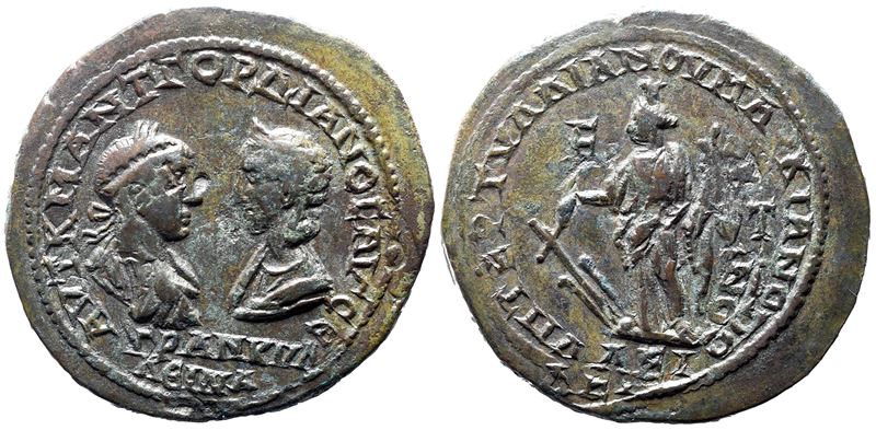 Gordian III And Tranquillina (238-244). Moesia Inferior, Marcianopolis. Æ Pentassarion