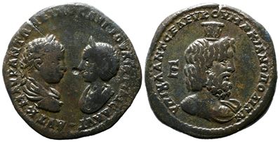Elagabalus And Julia Maesa (218-222). Moesia Inferior, Marcianopolis. Æ Pentassarion