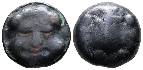 Sicily, Selinos, c. 450-440 BC. Cast Æ Trias (23mm, 10.34g).