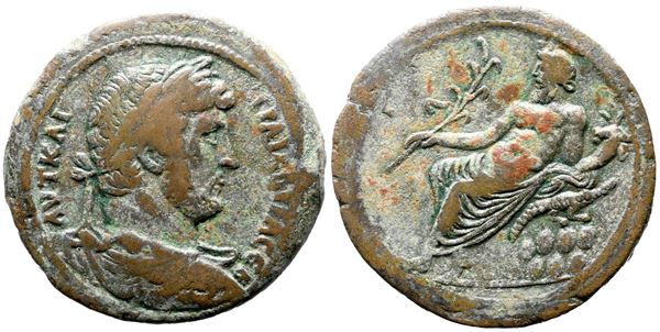 Hadrian (117-138). Egypt, Alexandria. Æ Drachm