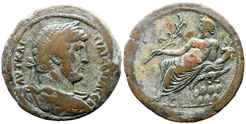 Hadrian (117-138). Egypt, Alexandria. Æ Drachm