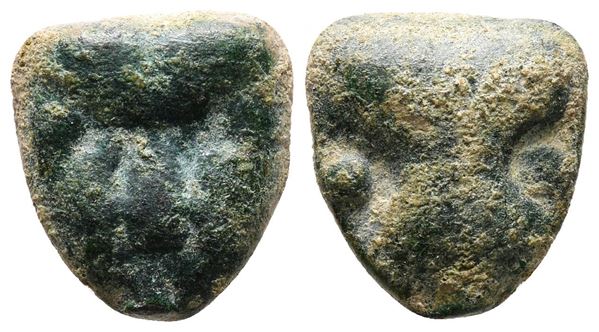 Sicily, Selinos, c. 450-440 BC. Cast Æ Hexas (15mm, 4.68g).