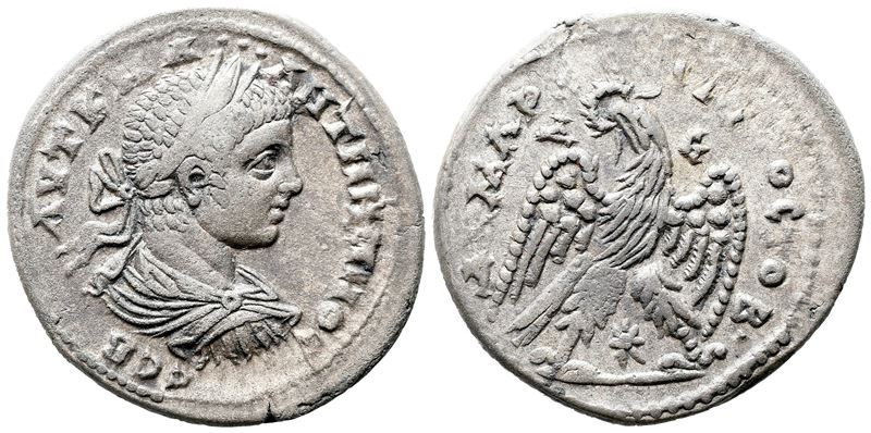 Elagabalus (218-222). Seleucis And Pieria, Antioch. Tetradrachm