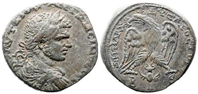 Caracalla (198-217). Cyrrhestica, Beroea. Bi Tetradrachm