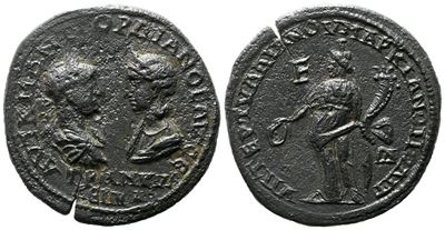 Gordian III And Tranquillina (238-244). Moesia Inferior, Marcianopolis. Æ Pentassarion