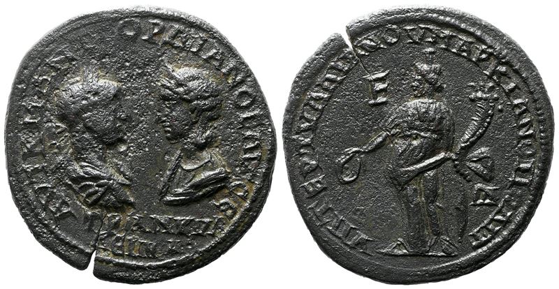 Gordian III And Tranquillina (238-244). Moesia Inferior, Marcianopolis. Æ Pentassarion