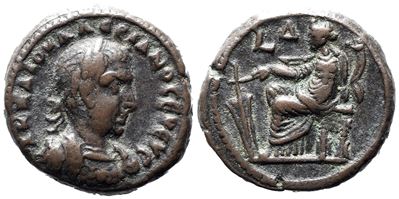 Valerian i (253-260). Egypt, Alexandria. Bi Tetradrachm
