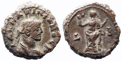 Galerius (caesar, 293-305). Egypt, Alexandria. Bi Tetradrachm