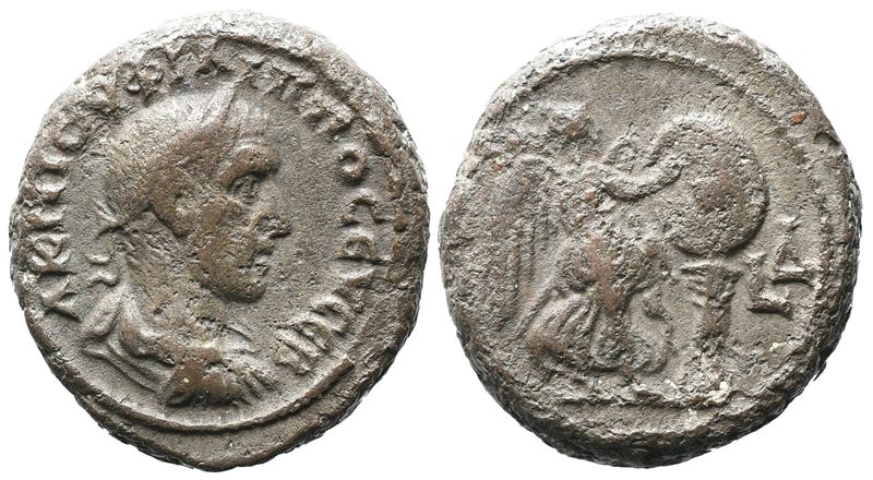 Philip i (244-249). Egypt, Alexandria. Bi Tetradrachm