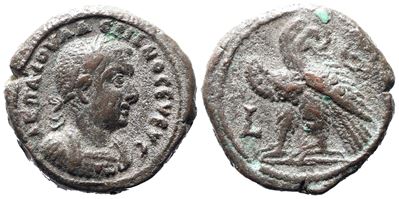 Valerian i (253-260). Egypt, Alexandria. Bi Tetradrachm