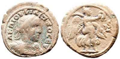 Philip i (244-249). Egypt, Alexandria. Bi Tetradrachm