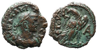Tacitus (275-276). Egypt, Alexandria. Bi Tetradrachm