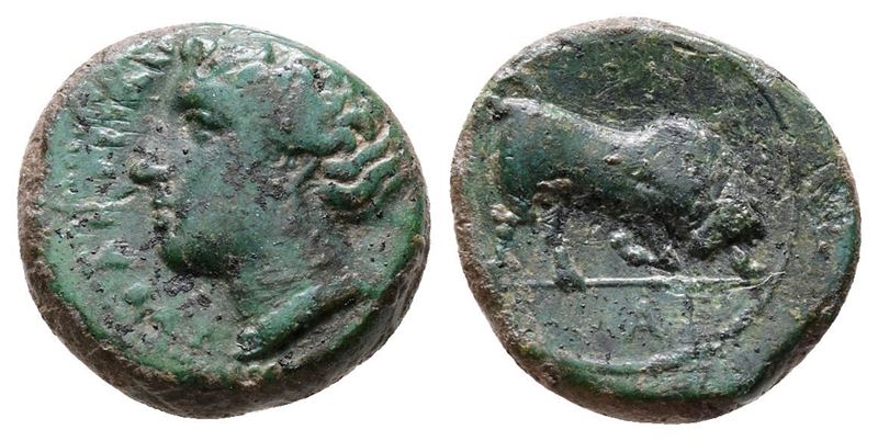 Sicily, Syracuse. Agathokles (317-289 Bc). Æ Trias(?) (13mm, 1.83g)