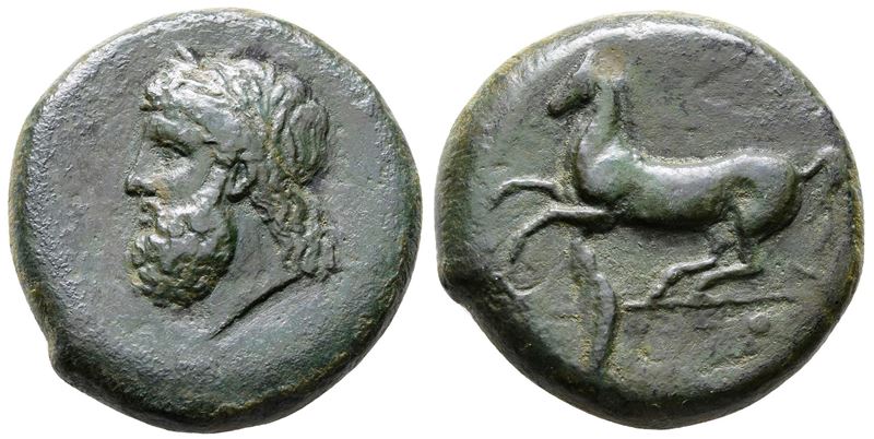 Sicily, Syracuse, C. 339/8-334 Bc. Æ Dilitron (27mm, 18.16g).